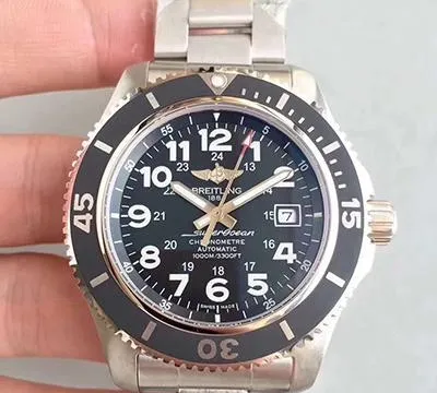 Breitling Superocean II A17392D7 BD68 GF Factory 1:1 Best Edition Replica Watch Swiss ETA2824 Black Dial