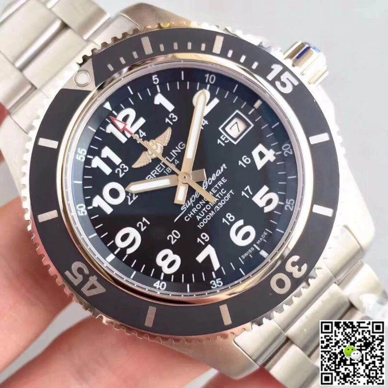 Breitling Superocean II A17392D7 BD68 GF Factory 1:1 Best Edition Replica Watch Swiss ETA2824 Black Dial