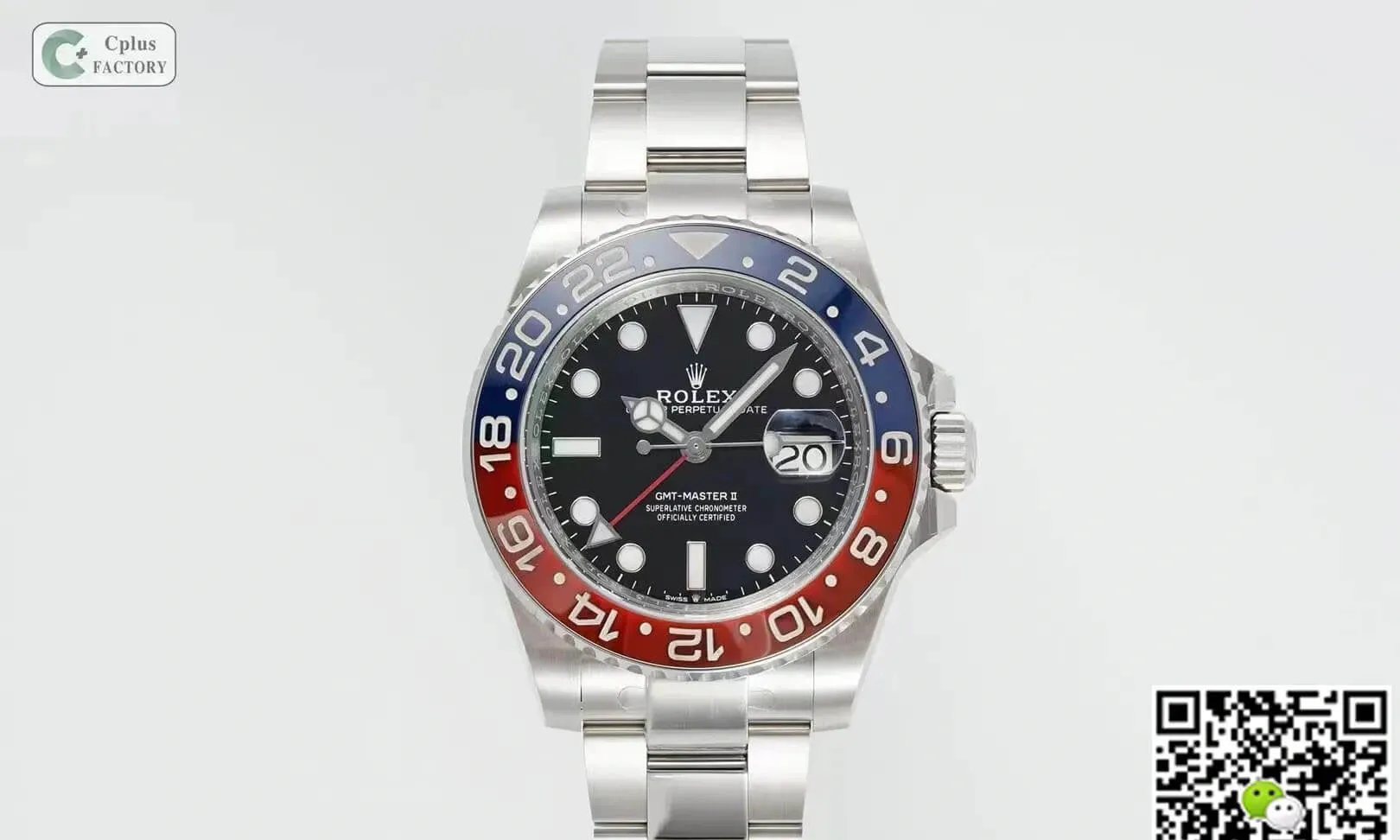 Rolex GMT Master II M126710BLRO-0002 C+ Factory 1:1 Best Edition Replica Watch Black Dial JF Replica