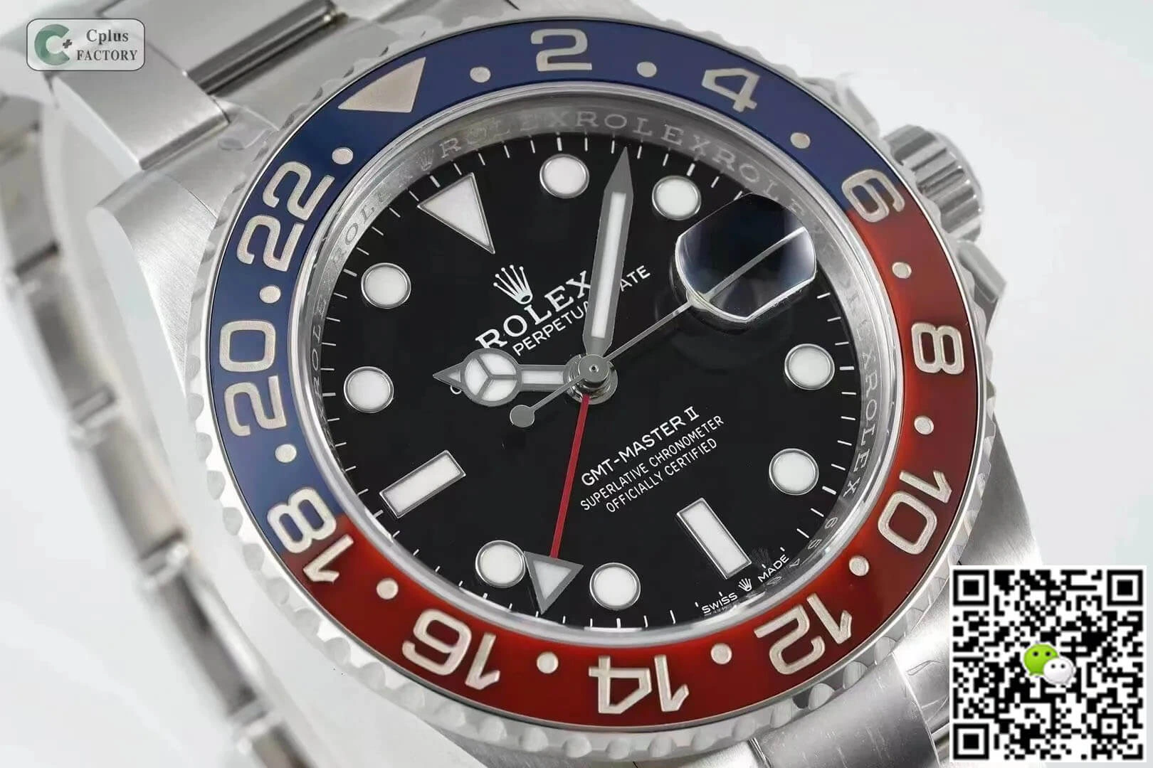 Rolex GMT Master II M126710BLRO-0002 C+ Factory 1:1 Best Edition Replica Watch Black Dial JF Replica