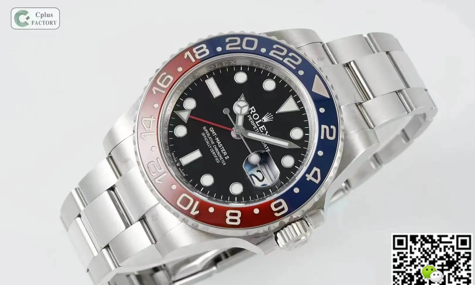 Rolex GMT Master II M126710BLRO-0002 C+ Factory 1:1 Best Edition Replica Watch Black Dial JF Replica