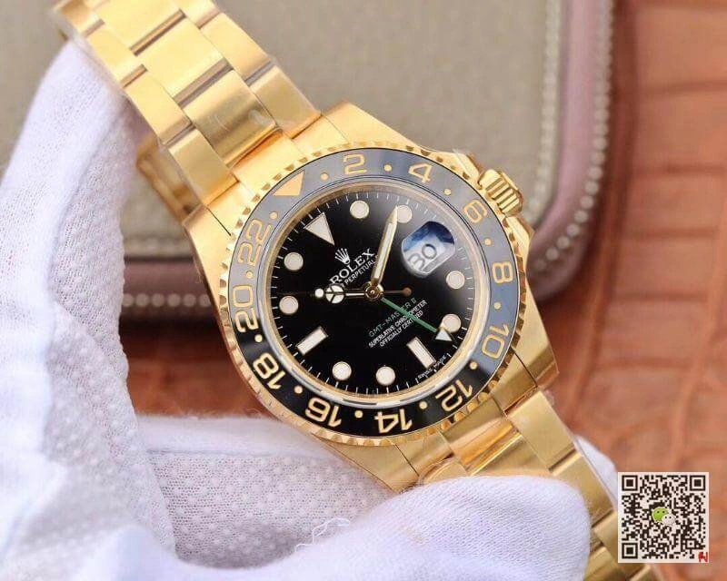 Rolex GMT Master II 116718 40mm EW Factory 1:1 Best Edition Replica Watch Swiss ETA2836 Black Dial