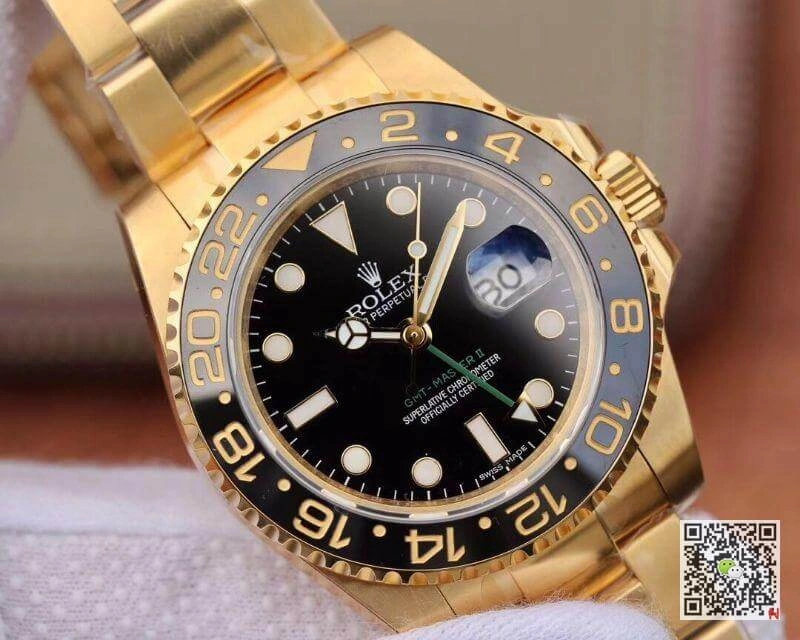 Rolex GMT Master II 116718 40mm EW Factory 1:1 Best Edition Replica Watch Swiss ETA2836 Black Dial