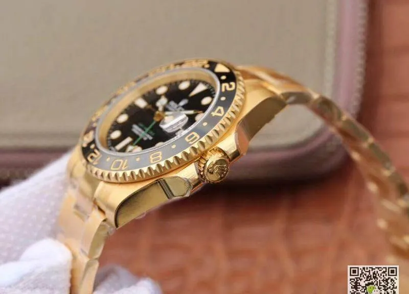 Rolex GMT Master II 116718 40mm EW Factory 1:1 Best Edition Replica Watch Swiss ETA2836 Black Dial