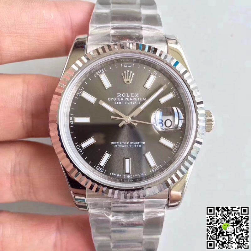 Rolex Datejust II M126334-0014 EW Factory 1:1 Best Edition Replica Watch Swiss ETA3235 Gray Dial