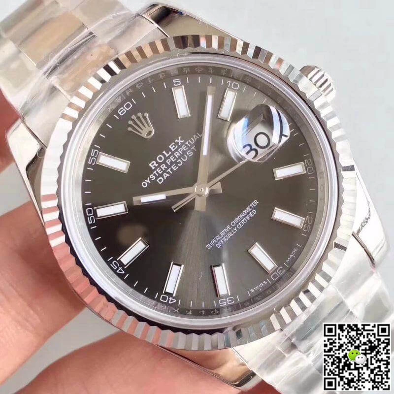 Rolex Datejust II M126334-0014 EW Factory 1:1 Best Edition Replica Watch Swiss ETA3235 Gray Dial