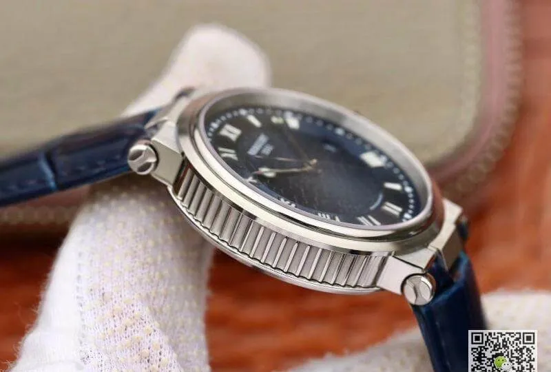 Breguet MARINE 5517BB Y2 9ZU V9 Factory 1:1 Best Edition Replica Watch Swiss ETA9015 Blue Dial