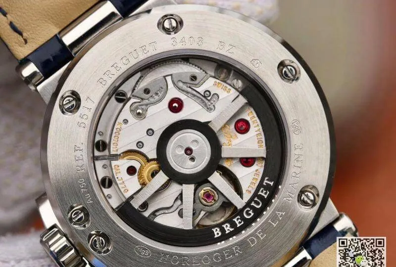 Breguet MARINE 5517BB Y2 9ZU V9 Factory 1:1 Best Edition Replica Watch Swiss ETA9015 Blue Dial