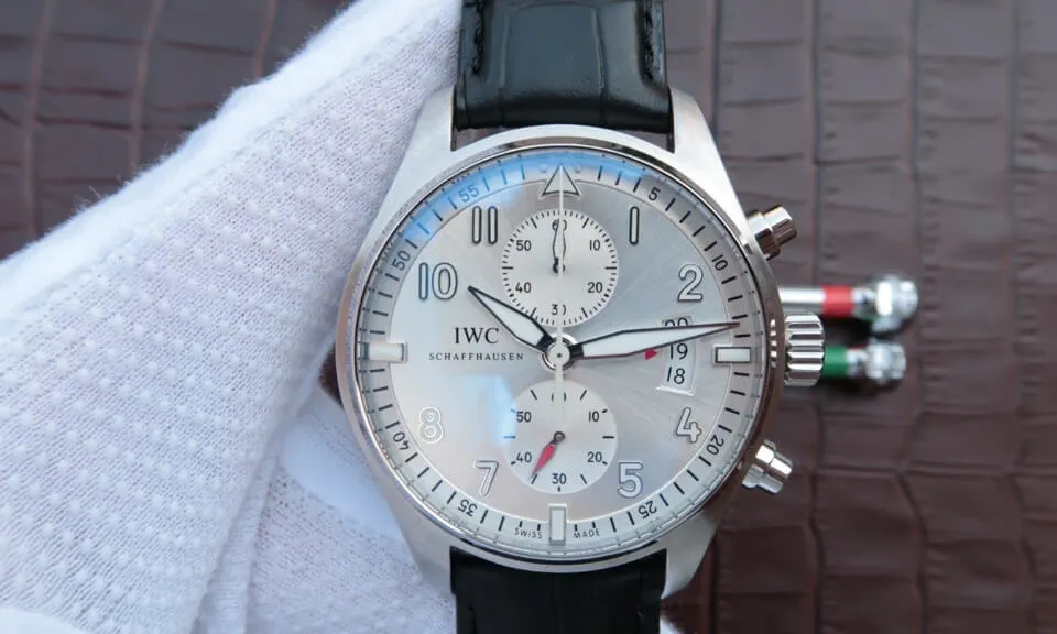 IWC Pilot JU-AIR Special Edition IW387809 ZF Factory 1:1 Best Edition Replica Watch Black Strap