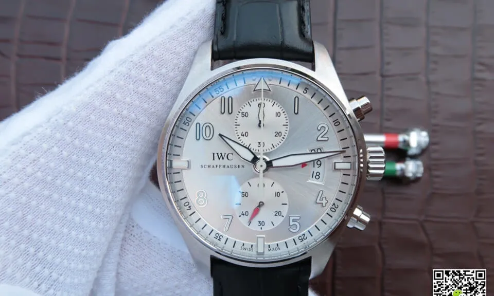 IWC Pilot JU-AIR Special Edition IW387809 ZF Factory 1:1 Best Edition Replica Watch Black Strap