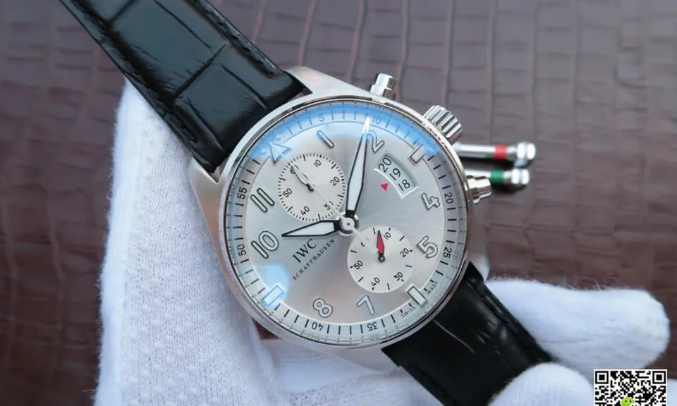 IWC Pilot JU-AIR Special Edition IW387809 ZF Factory 1:1 Best Edition Replica Watch Black Strap
