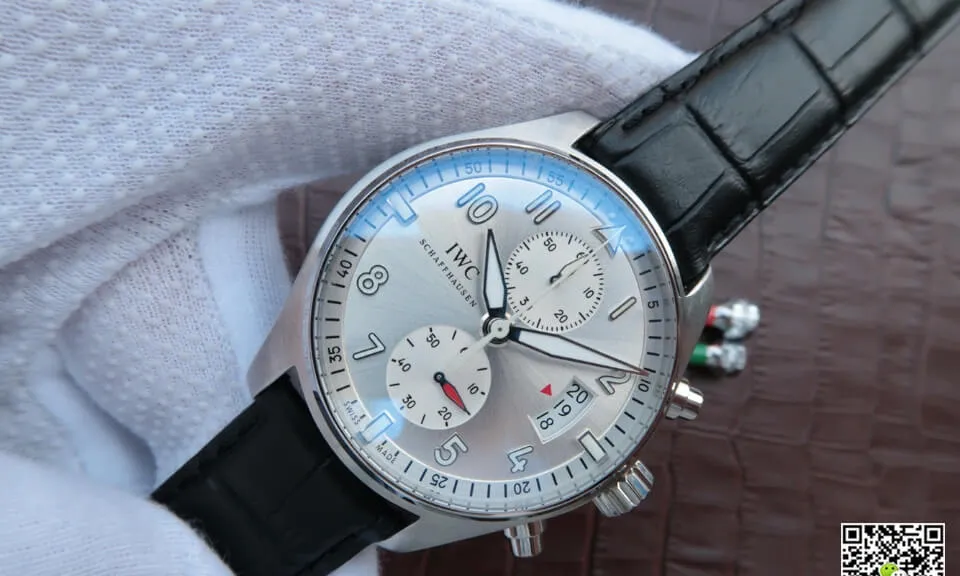IWC Pilot JU-AIR Special Edition IW387809 ZF Factory 1:1 Best Edition Replica Watch Black Strap