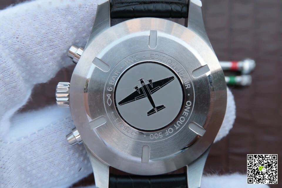 IWC Pilot JU-AIR Special Edition IW387809 ZF Factory 1:1 Best Edition Replica Watch Black Strap