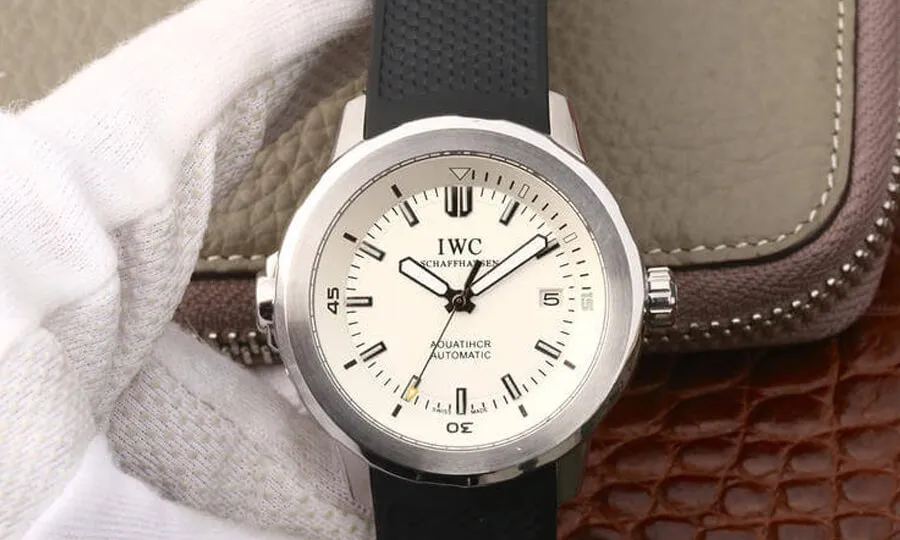 IWC Aquatimer IW329003 V6 Factory 1:1 Best Edition Replica Watch Black Strap