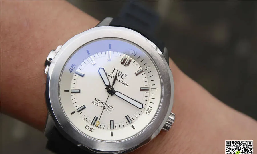 IWC Aquatimer IW329003 V6 Factory 1:1 Best Edition Replica Watch Black Strap