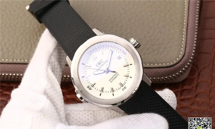 IWC Aquatimer IW329003 V6 Factory 1:1 Best Edition Replica Watch Black Strap