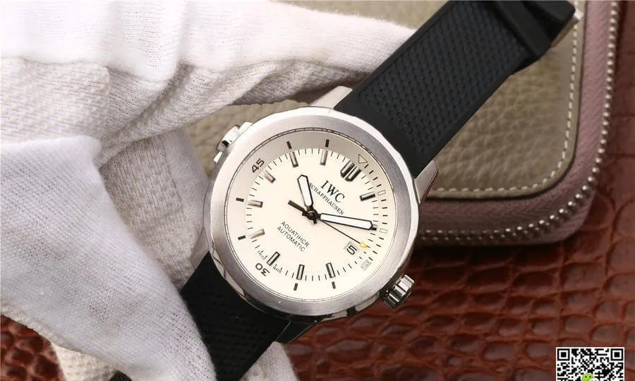 IWC Aquatimer IW329003 V6 Factory 1:1 Best Edition Replica Watch Black Strap
