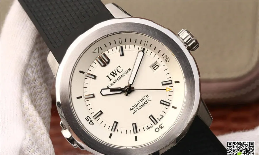 IWC Aquatimer IW329003 V6 Factory 1:1 Best Edition Replica Watch Black Strap