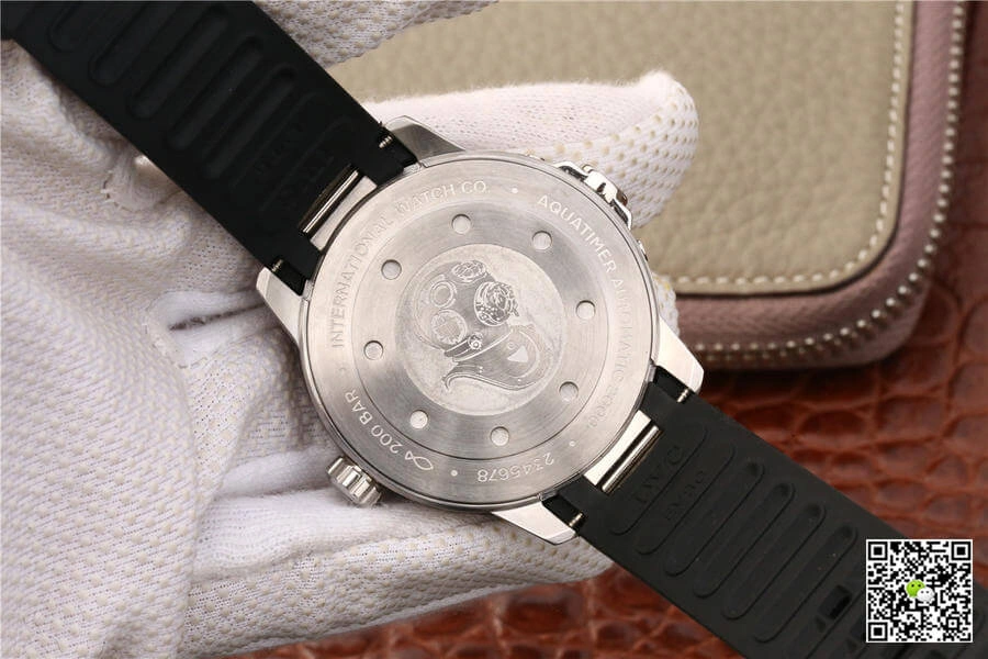IWC Aquatimer IW329003 V6 Factory 1:1 Best Edition Replica Watch Black Strap