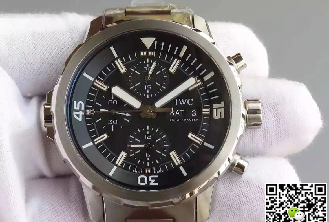 IWC Aquatimer IW376804 V6 Factory 1:1 Best Edition Replica Watch Black Dial