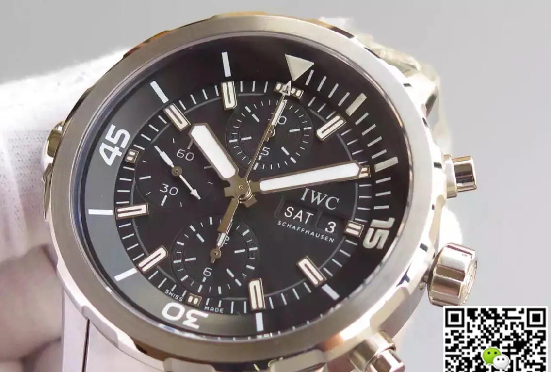 IWC Aquatimer IW376804 V6 Factory 1:1 Best Edition Replica Watch Black Dial