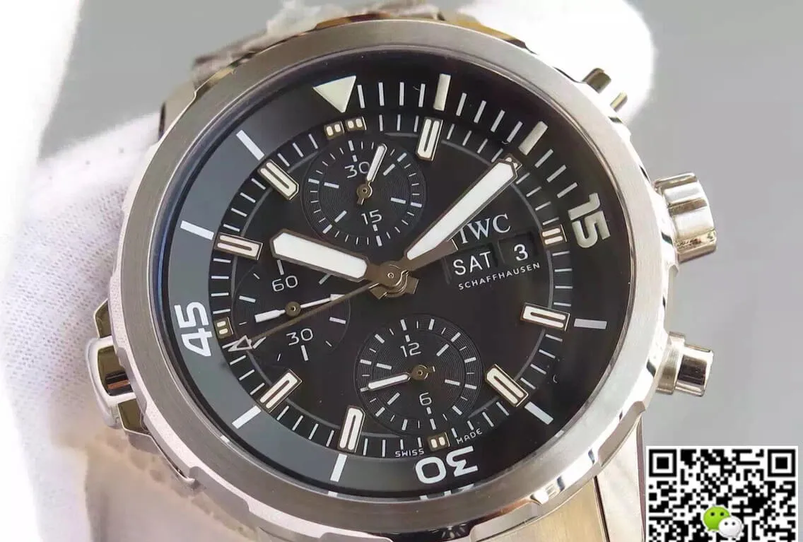 IWC Aquatimer IW376804 V6 Factory 1:1 Best Edition Replica Watch Black Dial