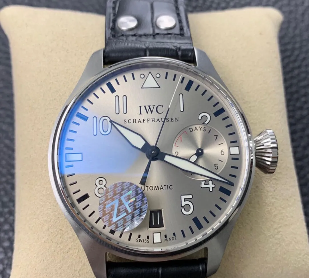 IWC Big Pilot IW500906 ZF Factory 1:1 Best Edition Replica Watch Leather Strap