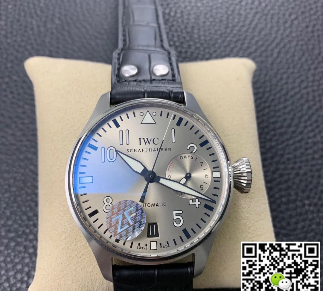 IWC Big Pilot IW500906 ZF Factory 1:1 Best Edition Replica Watch Leather Strap