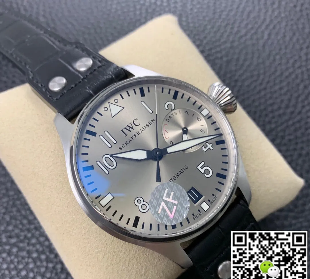 IWC Big Pilot IW500906 ZF Factory 1:1 Best Edition Replica Watch Leather Strap