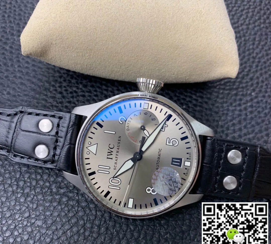 IWC Big Pilot IW500906 ZF Factory 1:1 Best Edition Replica Watch Leather Strap