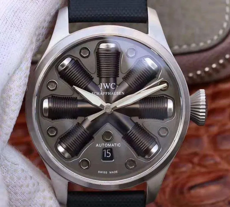 IWC Big Pilot Top Gun 1:1 Best Edition Replica Watch Swiss ETA A23J 316L Steel