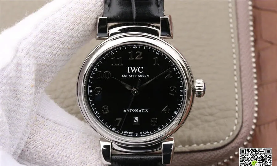 IWC Da Vinci IW356601 MKS Factory 1:1 Best Edition Replica Watch Black Strap