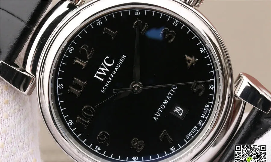 IWC Da Vinci IW356601 MKS Factory 1:1 Best Edition Replica Watch Black Strap