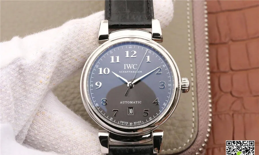 IWC Da Vinci IW356602 MKS Factory 1:1 Best Edition Replica Watch Black Strap