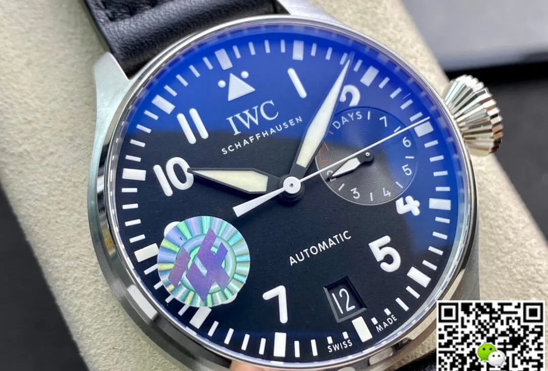 IWC Pilot 46MM ZF Factory 1:1 Best Edition Replica Watch Black Dial