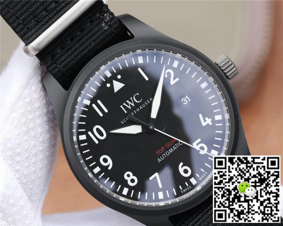 IWC Pilot IW326901 M+ Factory 1:1 Best Edition Replica Watch Black Strap