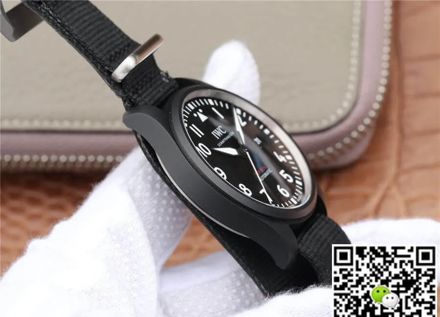 IWC Pilot IW326901 M+ Factory 1:1 Best Edition Replica Watch Black Strap