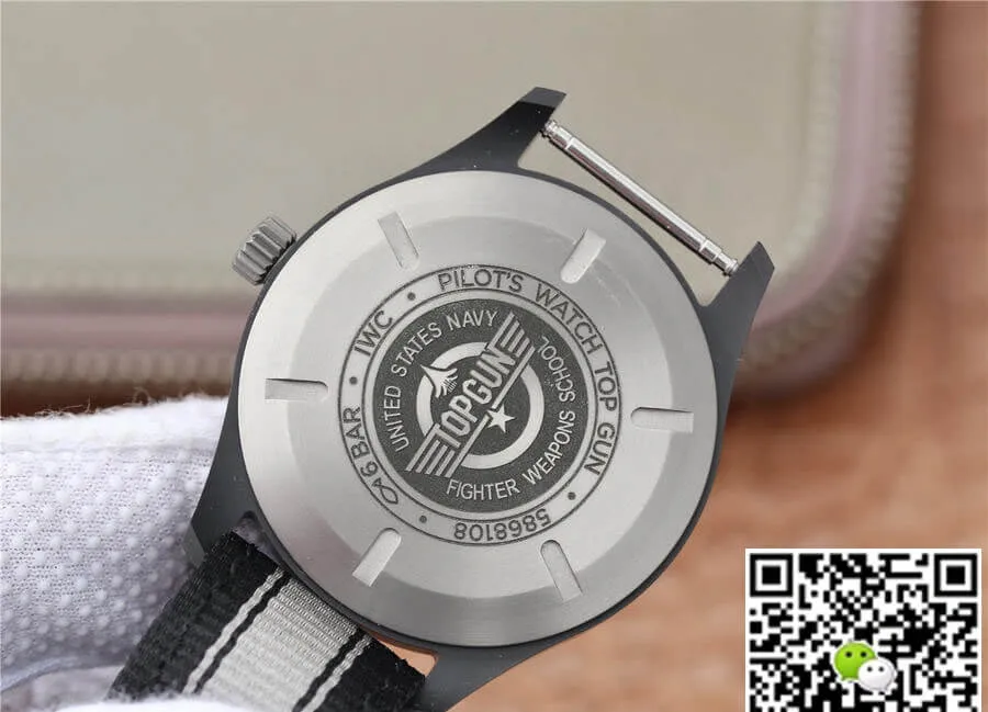 IWC Pilot IW326901 M+ Factory 1:1 Best Edition Replica Watch Black Strap