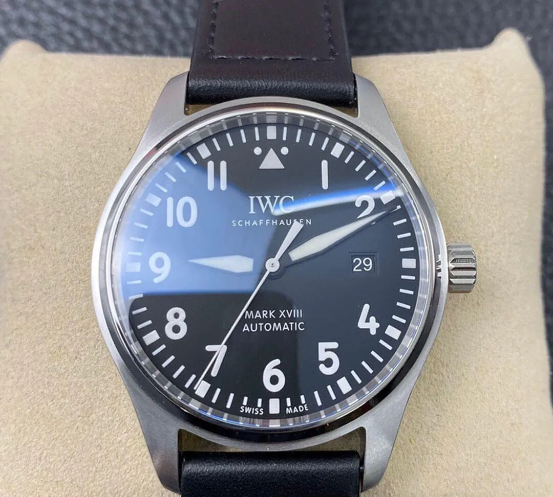 IWC Pilot IW327001 V7 Factory 1:1 Best Edition Replica Watch Leather Strap