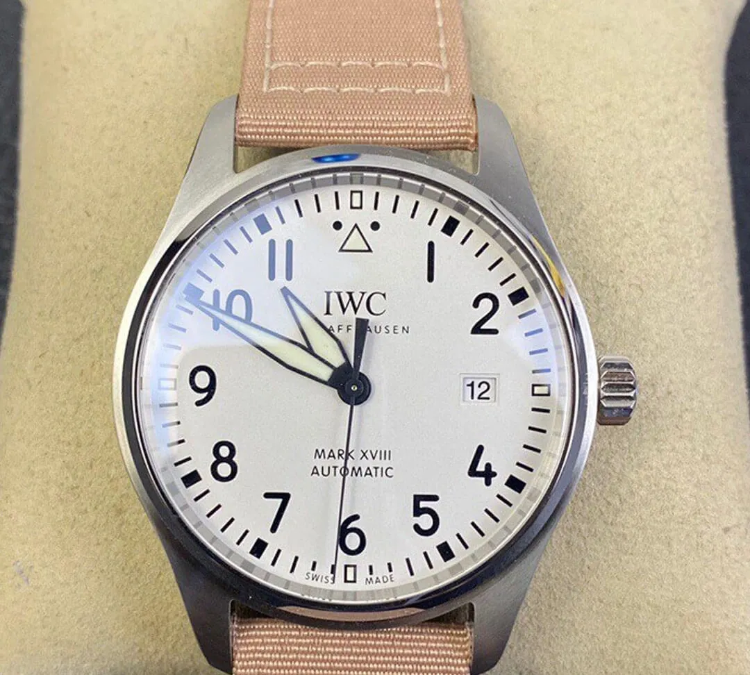 IWC Pilot IW327002 V7 Factory 1:1 Best Edition Replica Watch Diamond-Set Bezel