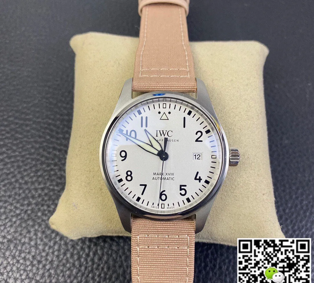 IWC Pilot IW327002 V7 Factory 1:1 Best Edition Replica Watch Diamond-Set Bezel