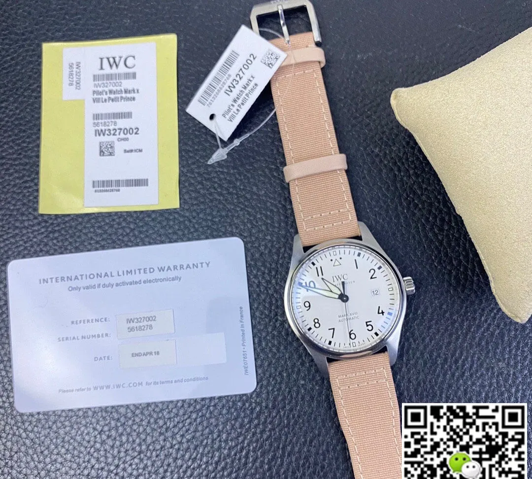 IWC Pilot IW327002 V7 Factory 1:1 Best Edition Replica Watch Diamond-Set Bezel