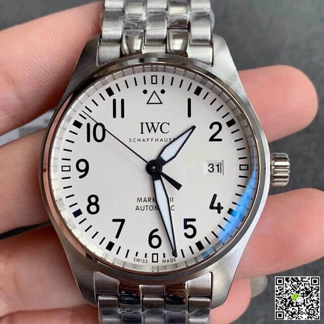 IWC Pilot IW327012 V7 Factory 1:1 Best Edition Replica Watch White Dial