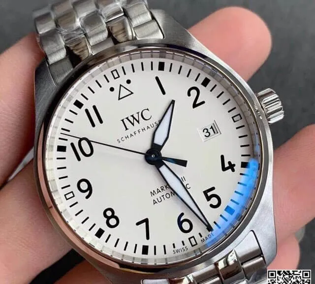 IWC Pilot IW327012 V7 Factory 1:1 Best Edition Replica Watch White Dial