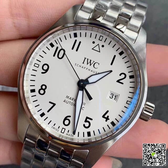 IWC Pilot IW327012 V7 Factory 1:1 Best Edition Replica Watch White Dial