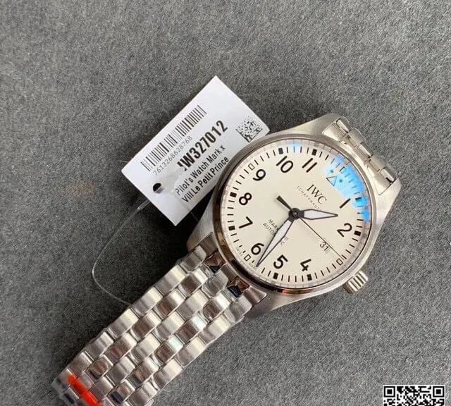 IWC Pilot IW327012 V7 Factory 1:1 Best Edition Replica Watch White Dial