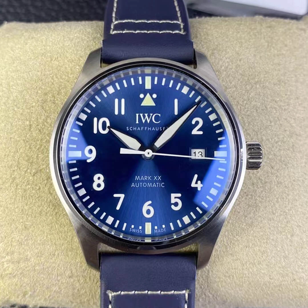 IWC Pilot IW328203 M+ Factory 1:1 Best Edition Replica Watch Blue Strap
