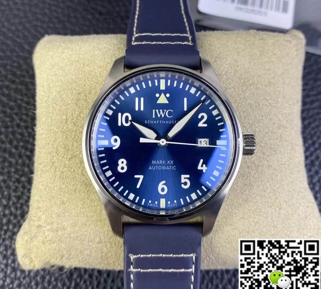 IWC Pilot IW328203 M+ Factory 1:1 Best Edition Replica Watch Blue Strap