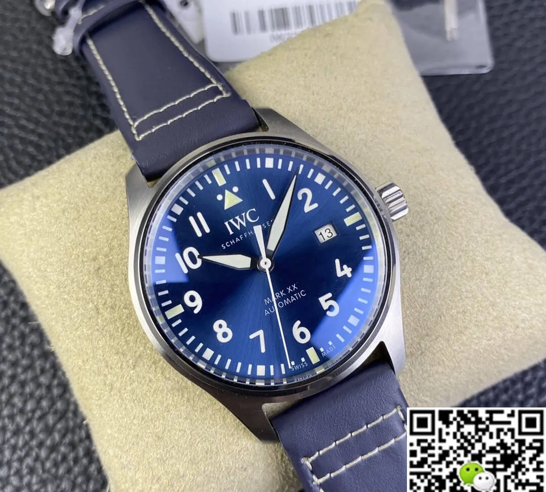 IWC Pilot IW328203 M+ Factory 1:1 Best Edition Replica Watch Blue Strap