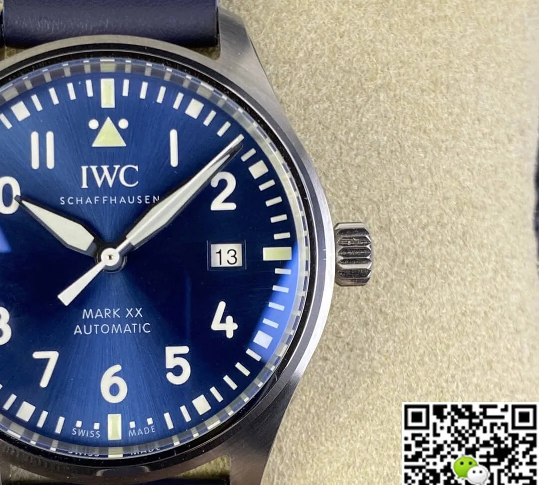 IWC Pilot IW328203 M+ Factory 1:1 Best Edition Replica Watch Blue Strap